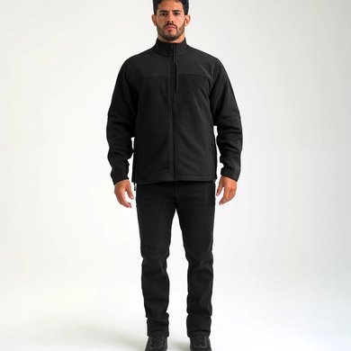 (BB2)black fleece ニットジャケット Jaqueta Fleece Snow 2.0 Tática Reforçada com Softshell e DWR
